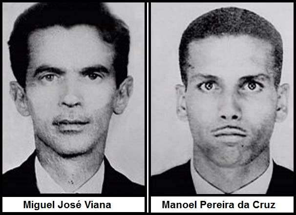 Historical portraits of Miguel José Viana and Manoel Pereira da Cruz